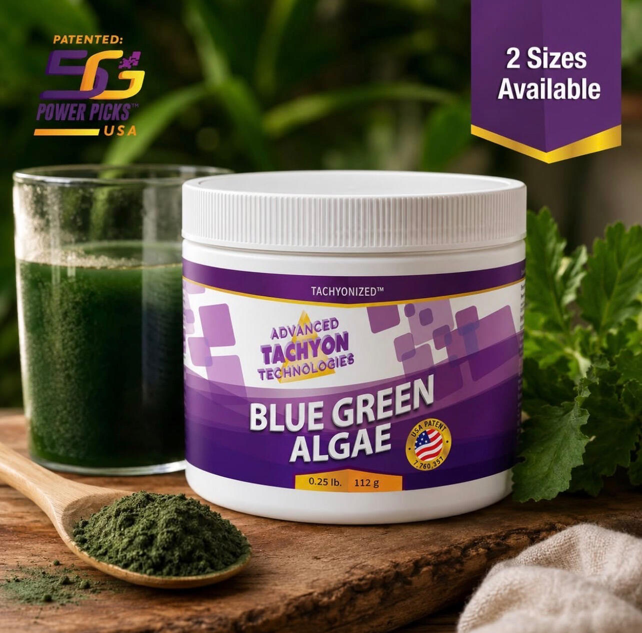 Tachyonized Blue-Green Algae - Superfood Powder